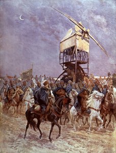 Moroccan Soldiers in French Colonial Army Fighting in Flanders by Georges Bertin Scott