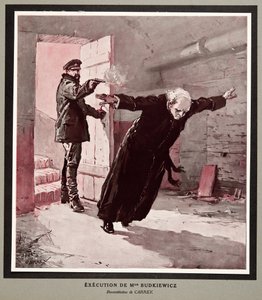 Execution of Monseignor Budkiewicz by the OGPU, from Histoire des Soviets, pub. 1922