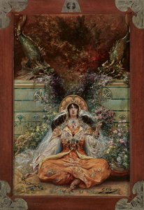 Sarah Bernhardt in the Role of Izeyl by Georges Clairin