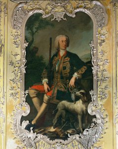 Portrait of Elector Carl Albrecht in the Yellow Bedroom of Amalienburg Palace in the Nymphenburg Grounds