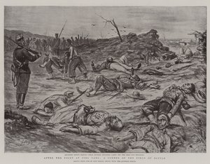 After the Fight at Ping Yang, a Corner of the Field of Battle by Georges Ferdinand Bigot
