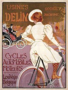 Delin Cycles Automobiles Moteurs, 1898 by Georges Gaudy