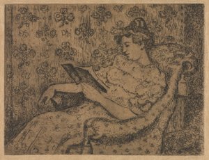Woman Sitting Reading