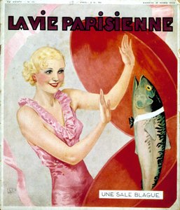 Cover of La Vie Parisienne of March 31 by Georges Leonnec