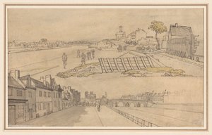 Two Views of Paris, first half 1800s