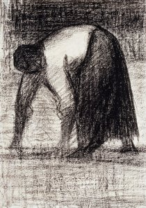 A Peasant Woman with Hands in the Ground