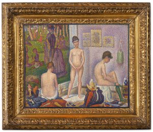 The Models, Ensemble (Small version) by Georges Pierre Seurat