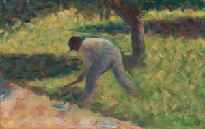 Peasant with a Hoe, c. 1882