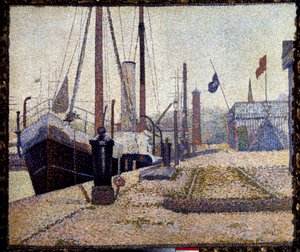 The sailboat La Maria in the port of Honfleur