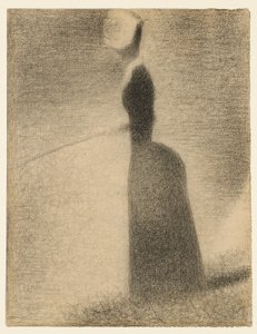 A Woman Fishing by Georges Seurat