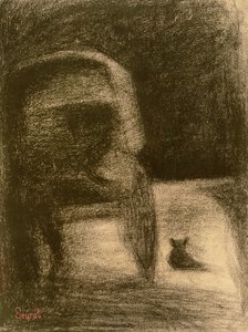 Carriage and Dog by Georges Seurat