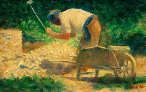 Stone Breaker with Wheelbarrow, Le Raincy