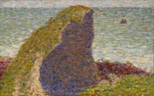 Le Bec du Hoc (Study) by Georges Seurat
