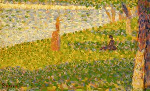 Women on the River Bank, study for La Grande Jatte
