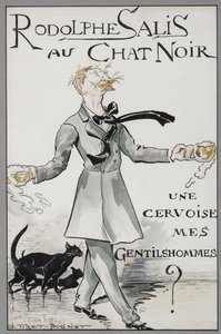 Rodolphe Salis at the Chat Noir by Georges Tiret Bognet