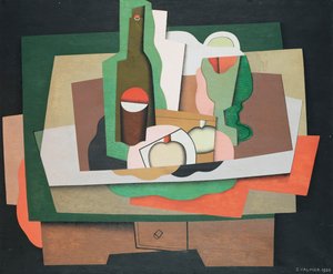 Still Life on a Table by Georges Valmier