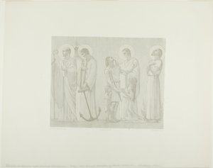 Legendary Saints of France (center frieze)