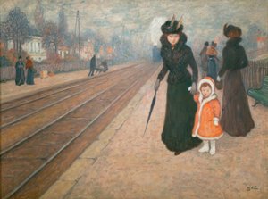 The Suburban Station by Georges d Espagnat