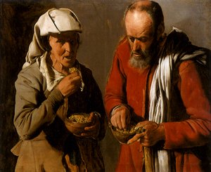 Peasant Couple Eating, 1621
