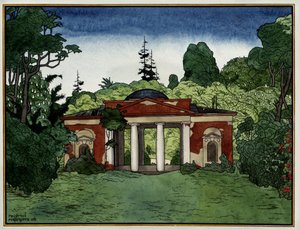Pavilion in Tsaritsino Park