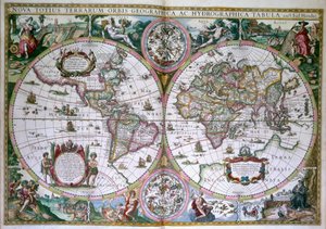 World Map. Nova Totius Terrarum Orbis