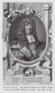 Samuel Butler, English poet by Gerard (after) Soest