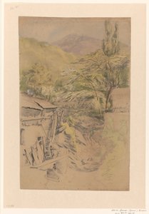 Mountain Landscape with Watermill