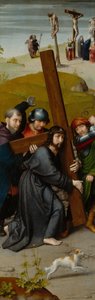 Christ Carrying the Cross, with the Crucifixion, c.1510 by Gerard David