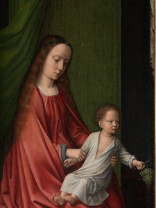 Detail of an Exterior Panel of the Baptism of Christ, c.1502-08 by Gerard David