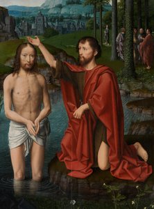 (detail) Baptism of Christ, c.1502-08
