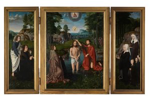The Baptism of Christ by Gerard David