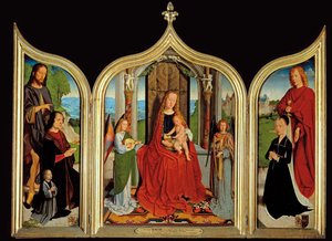 Triptych of the Sedano Family by Gerard David