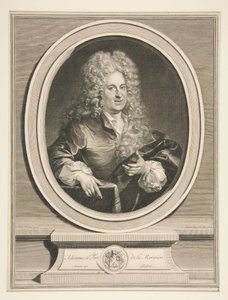 Adrien Claude Lefort de La Morinière by Gérard Edelinck