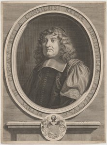 Peter de Carcavy by Gérard Edelinck