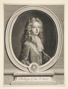 Philip V, Duke of Anjou by Gérard Edelinck