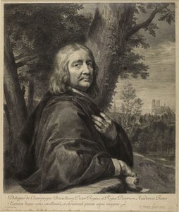 Philippe de Champaigne (Robert-Dumesnil VII,239, no. 164, State I) by Gérard Edelinck