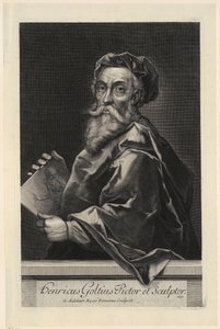 Portrait of Hendrick Goltzius by Gérard Edelinck