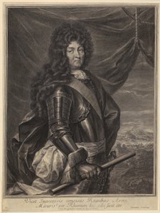 Portrait of Louis XIV by Gérard Edelinck
