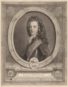 James III, Prince of Wales by Gerard Edelinck after François de Troy