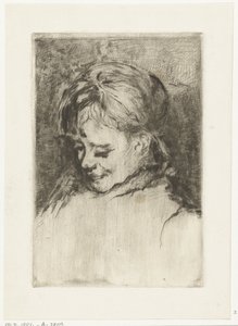 Portrait of a Girl, Facing Left