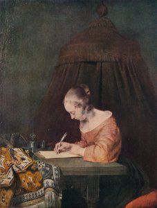 Woman Writing a Letter, c1655, 1938 by Gerard Terborch II