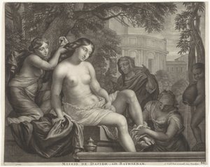 Bathsheba Receives the Message from David by Gerard Valck