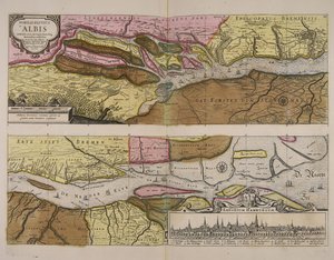Noble River Elbe, Collected and Published with Great Care from Various Famous Authors by Gerard Valck