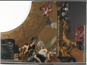 Ceiling with Representation of Diana and Her Companions