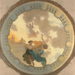 Ceiling with Representation of Diana and Her Companions