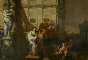 Discipline Leads a Needy One by Gerard de Lairesse
