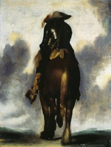 Man on Horseback, Seen from Behind by Gerard ter Borch