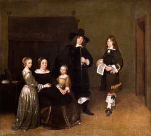 Portrait of a Family by Gerard ter Borch