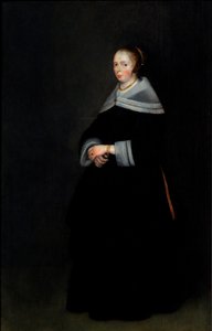 Portrait of a Lady by Gerard ter Borch or Terborch