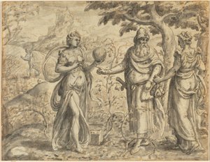 The Seed Received Among the Thorns, from the Parable of the Sower by Gerard van Groeningen